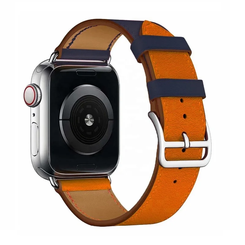 Роскошная Серия 6/SE/5/4/3 Новинка ремешок из натуральной кожи для Apple Watch Band Single Tour 42 мм 44