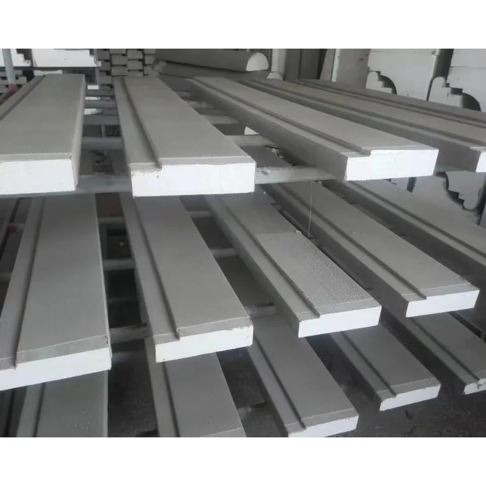 Manufacturers wholesale mountain flower relief  Roman column exterior wall cornice decoration line EPS forming