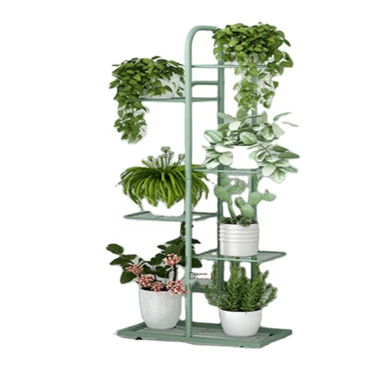 OEM Iron Flower Stand Indoor Guest Room Type Multi-layer Succulent Flower Pot Stand