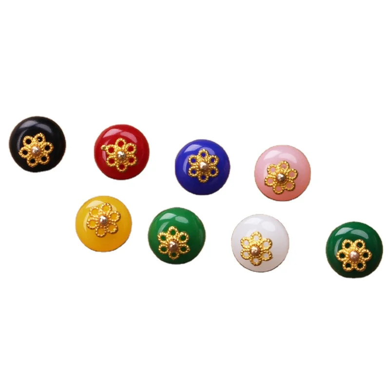 Resin round beads button National trendy style imitation Jade button ancient style cheongsam decorative hand sewing button