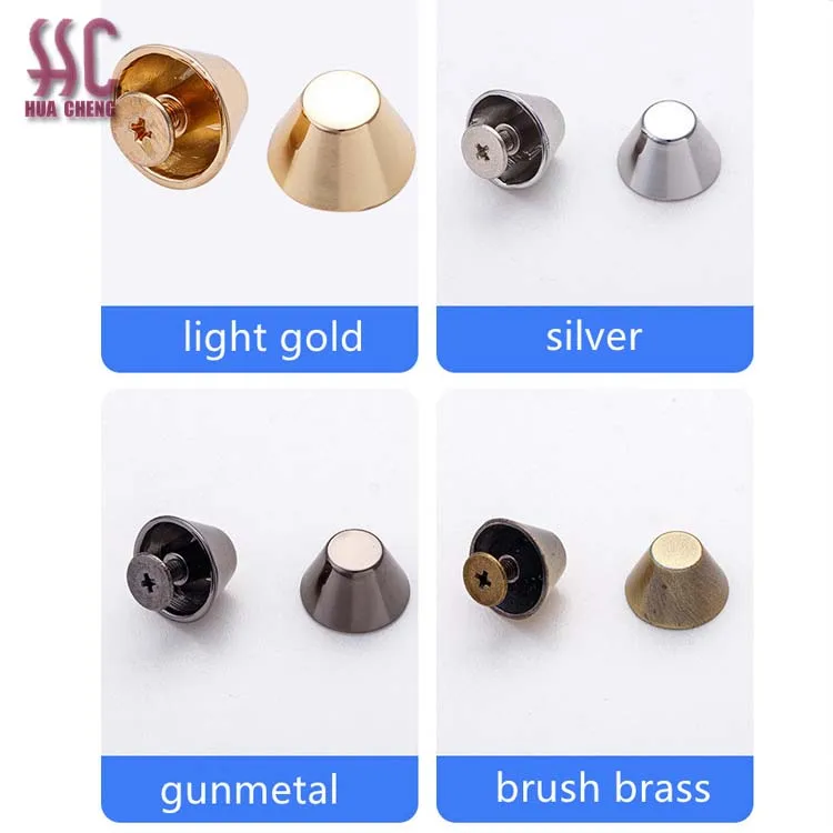 Zinc alloy  bucket metal rivet garment accessories studs bag hardware decoration handbag bottom rivets