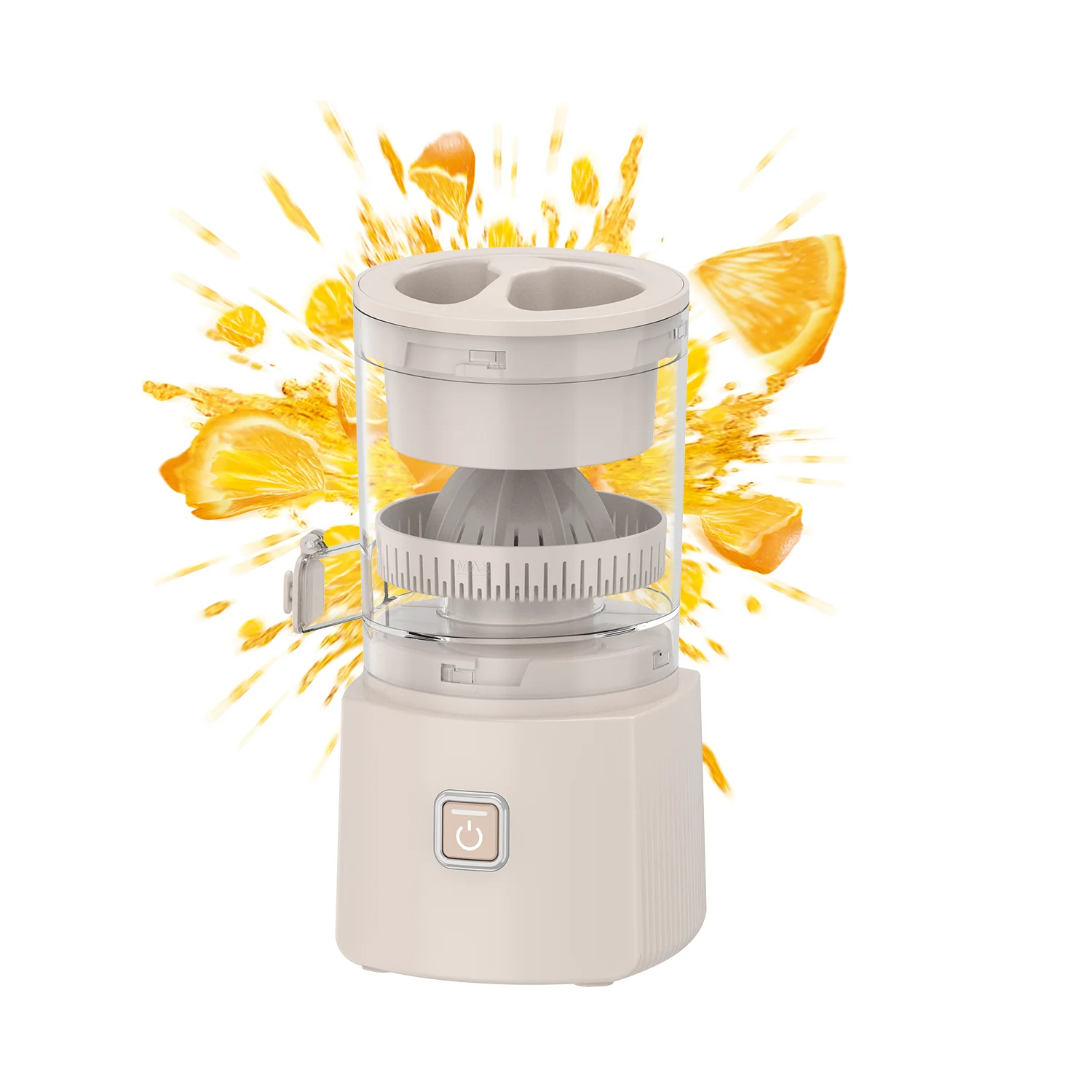 Home Orange Mini Slow Juicer Portable USB Charging Automatic Citrus Fruit Vegetables Juicer Blender