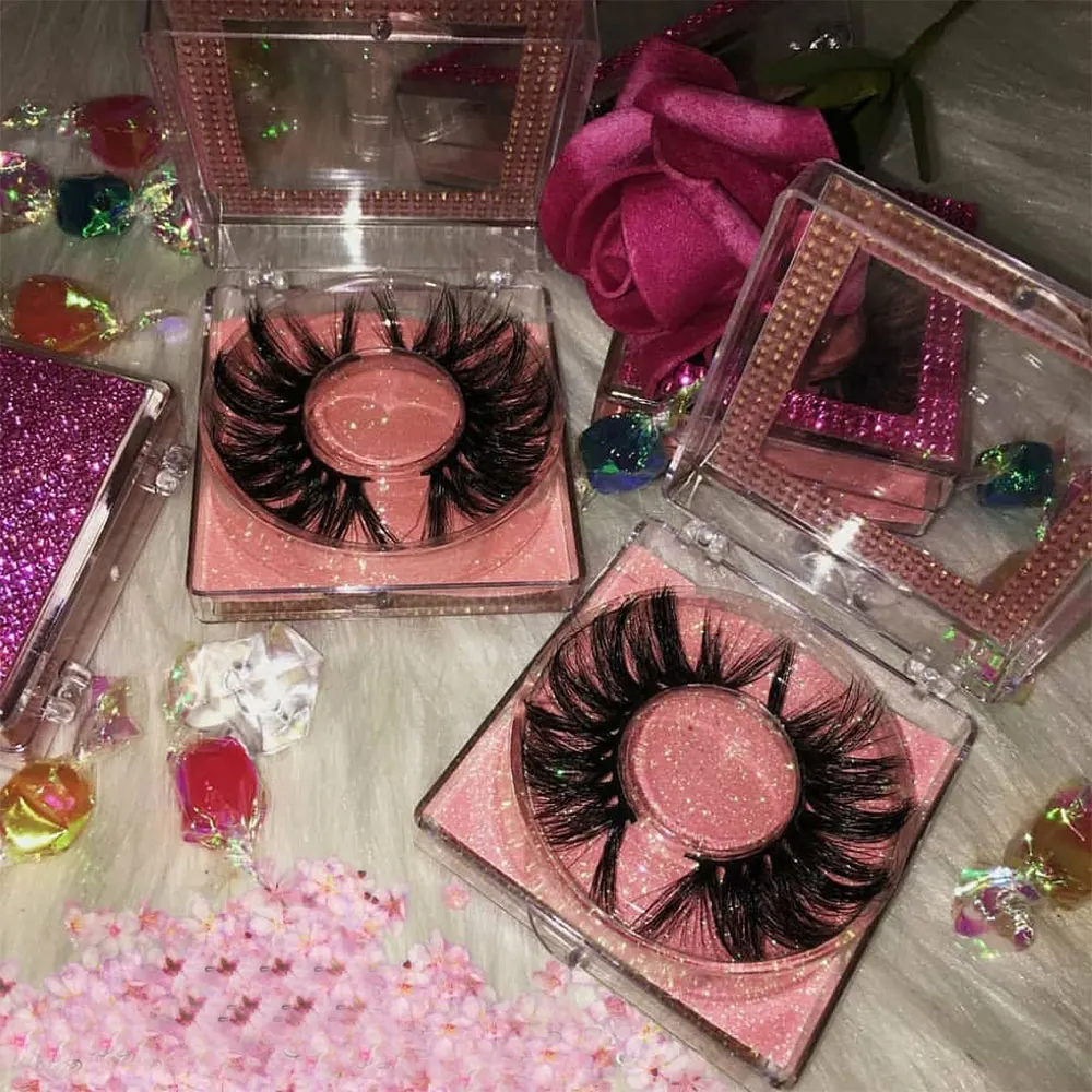 
High quality 100% real 3D mink eyelashes lashes3d wholesale vendor bulk mink 25mm create your own brand lashes3d 