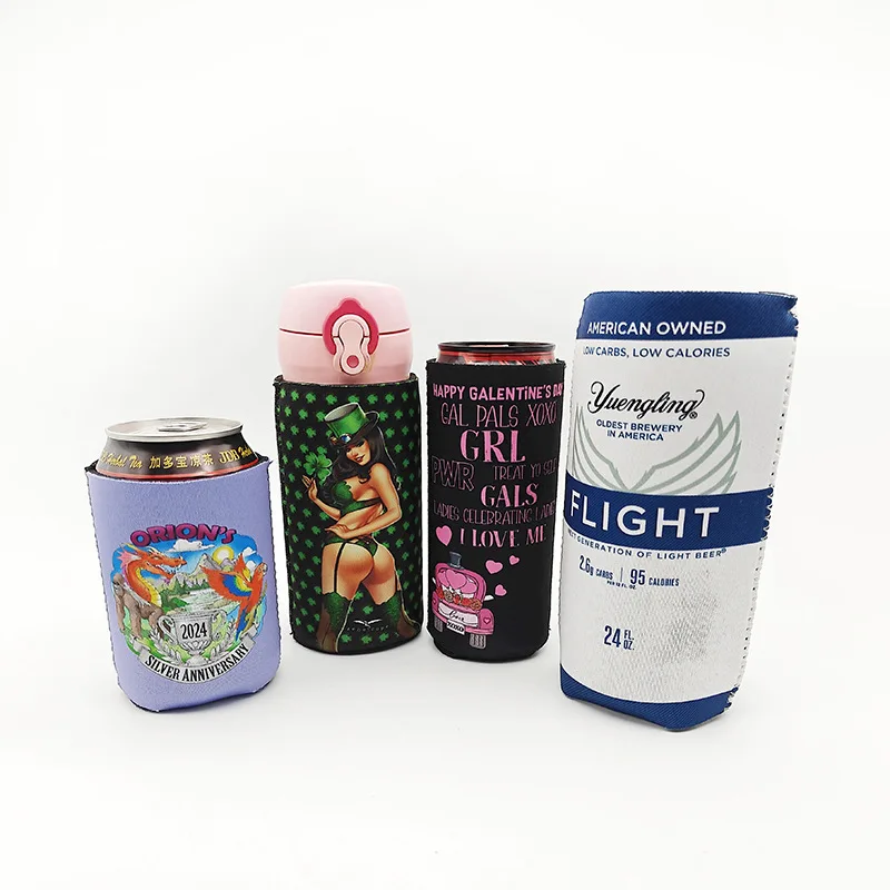 Custom Design 3mmNeoprene Beer Can Sleeve Bottle Cooler Drink Stubby Can Cooler Holder