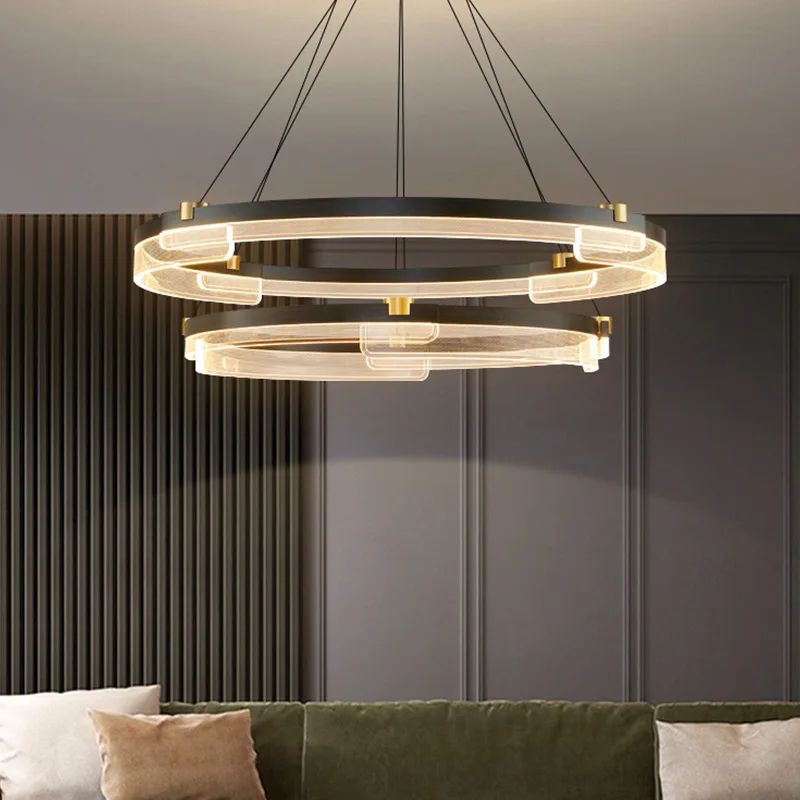 2024 new modern simple living room dining room bedroom creative Scandinavian style light luxury chandelier