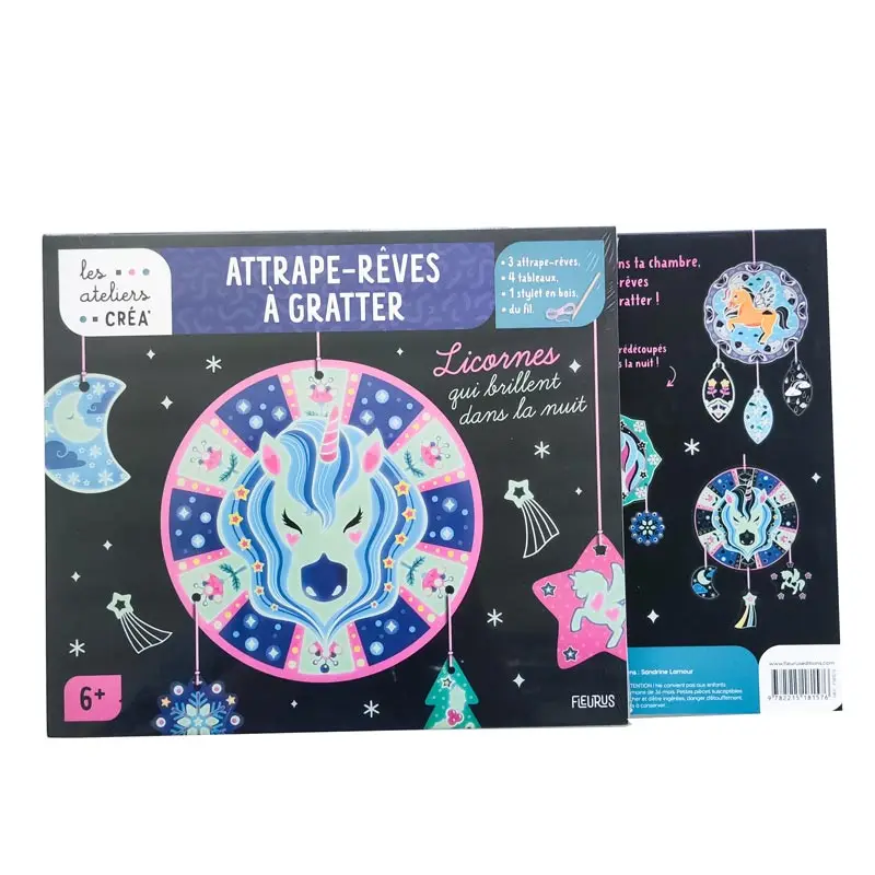 Factory directly DIY Art Painting Sketch Pad Handmade Rainbow Scratch painting  Paper book