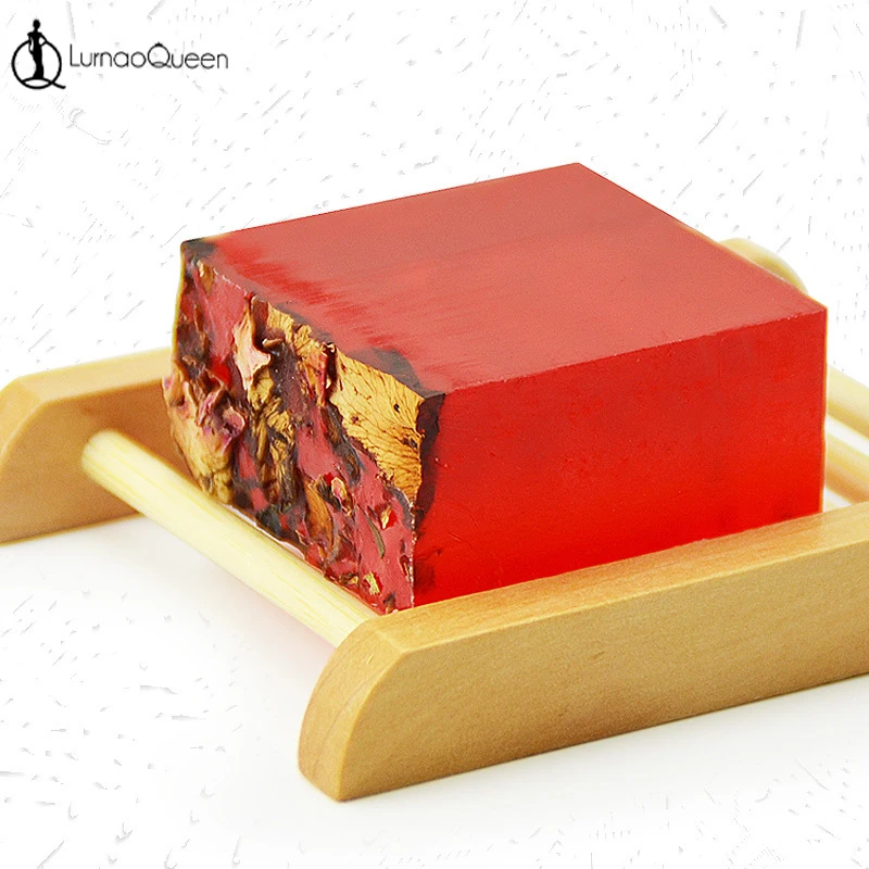 Skincare Rose Petal Soap Face Soap Whitening  for Face for Pimples and Dark Spots Customized Weight Wholesale in Stock