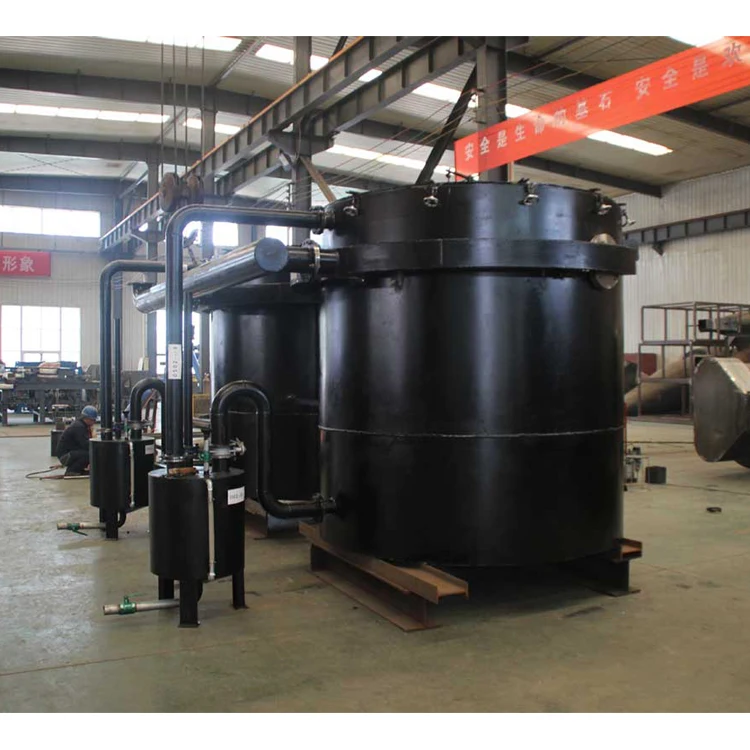 Новый тип энергосберегающей печи горизонтальной карбонизации бревен