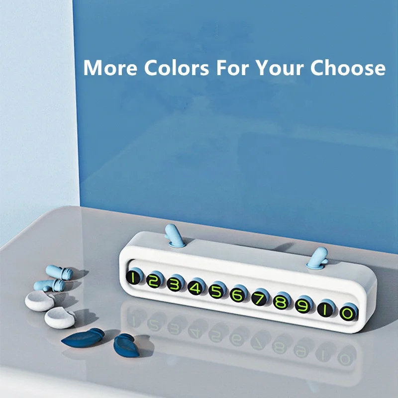 
2021 Amazon Hot Sales Privacy Protection Cell Phone Parking Plate Mobile Phone Number Car Temporary Parking Card 