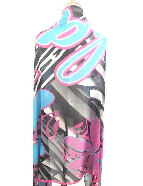 Custom design 100% Rayon Hawaii beach sarong pareo