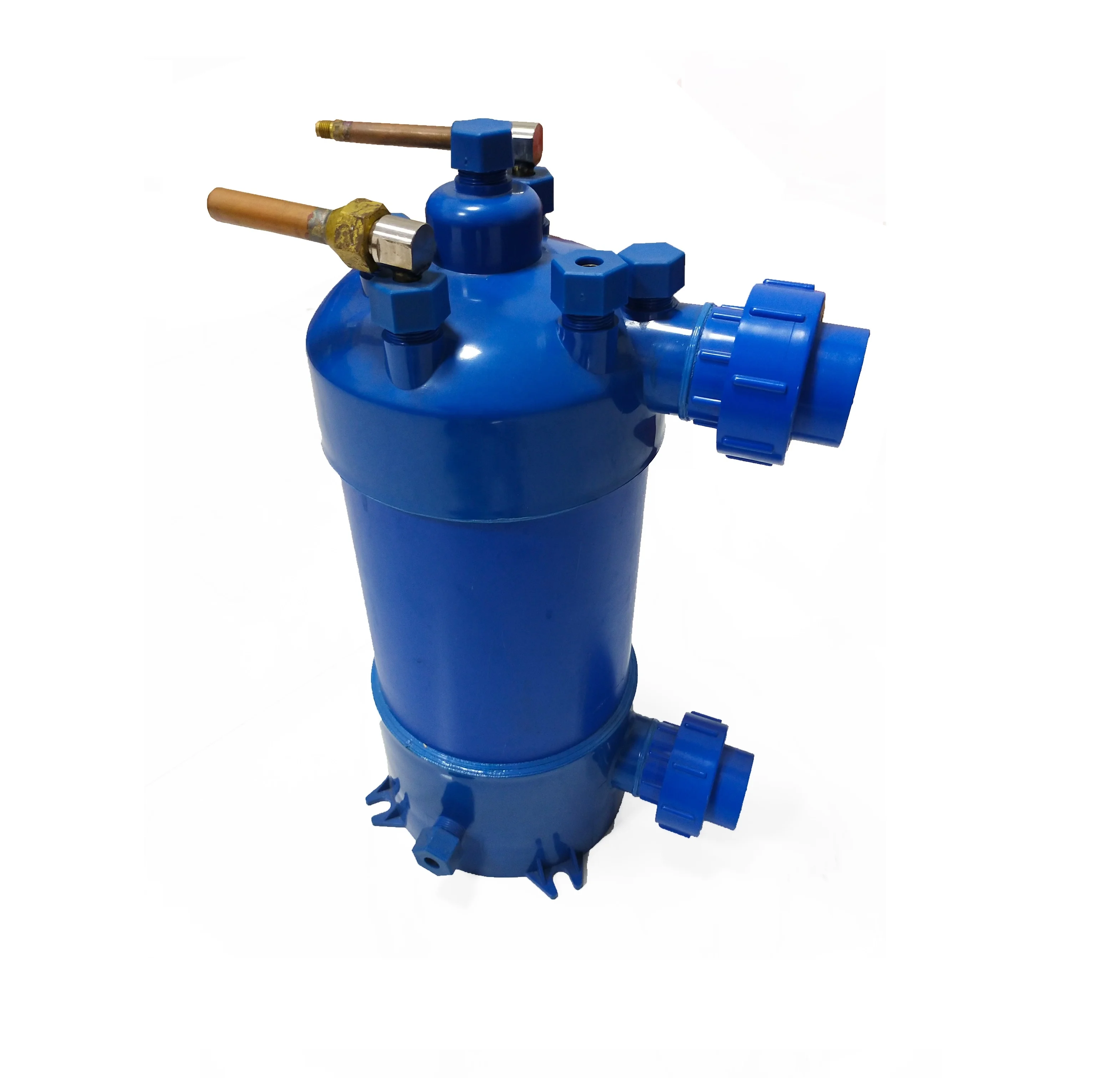 2HP/3HP/5HP/7.5HP титановый испаритель с ПВХ оболочкой трубчатый теплообменник для