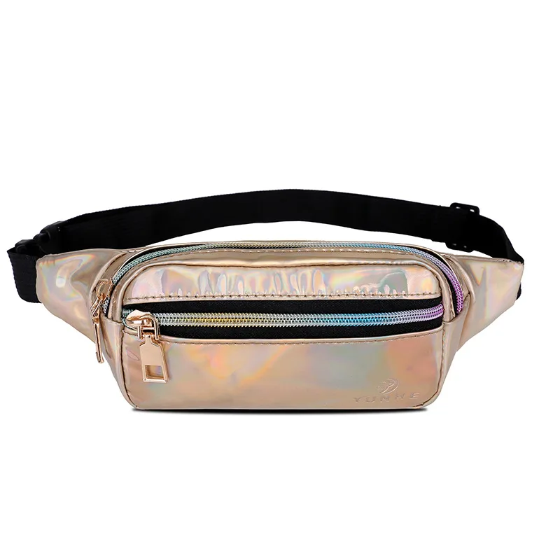 Hot Selling Waist Bag Women PU Fashion Fanny Pack Travel Party Hip Bum patent leather Bag Lady Belt Pouch Pocket Purse for Phone