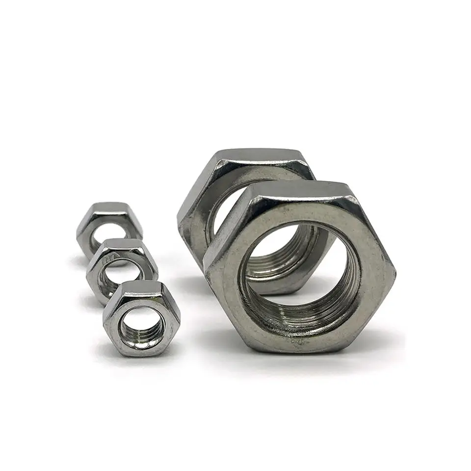 Monel K500 UNS N05500 K500 Stainless Steel Hex Bolts Hex Nut Hexagonal Stainless Steel Nut