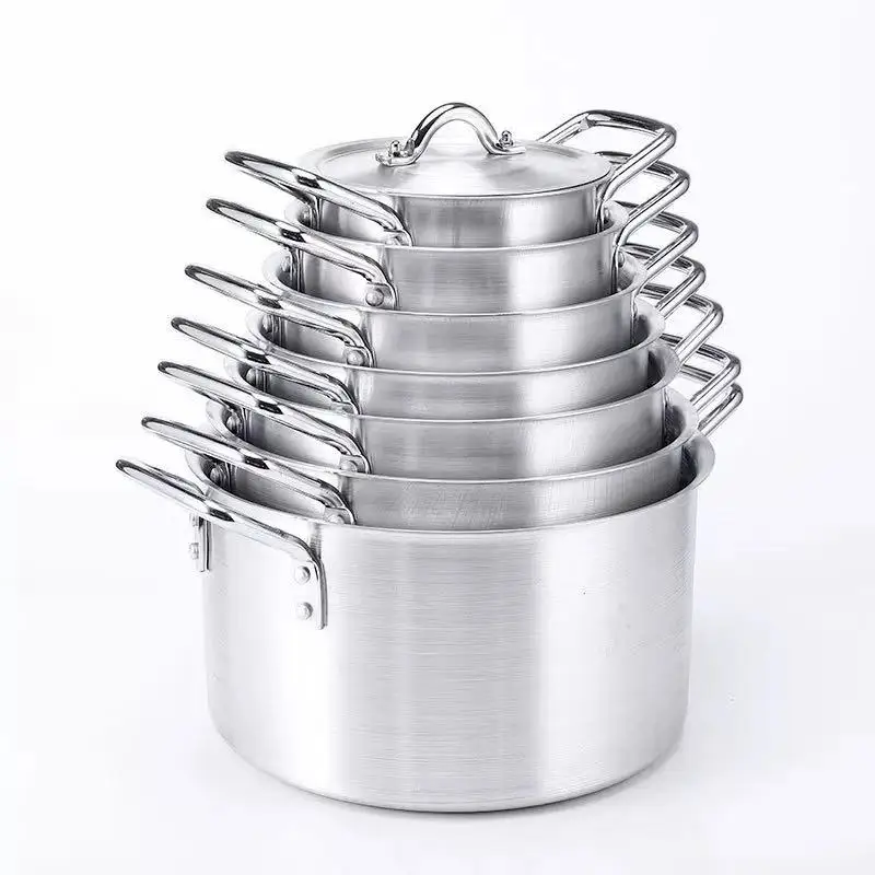 7 Pcs Алюминиевая скороварка Pot16-28 для готовки термостойкая пищевая Пароварка детонации продукт
