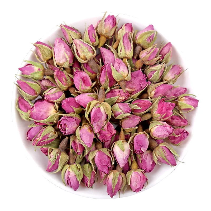 Hot sale dried flower tea france rose flower tea bulk pink rose buds