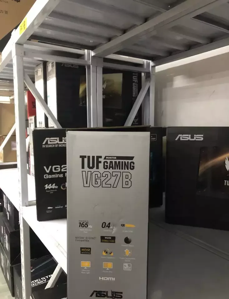 FOR Asus VG27BQ 27-inch esports monitor 144 hz monitor up to 165 HZ 0.5 Ms Response Free-sync Game Monitor