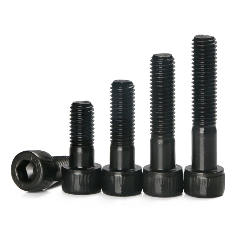 3/16 1/4  5/16 3/8 1/2 5/8 7/16 Inch Imperial UNC UNF Black Oxide Alloy Steel Allen Hex Socket Head Cap Screws Bolts