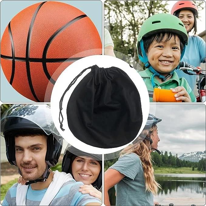 BSCI Factory Helmet Bag for Motorcycle Helmets Drawstring Bag for Ski Custom Ski Helmet Bag