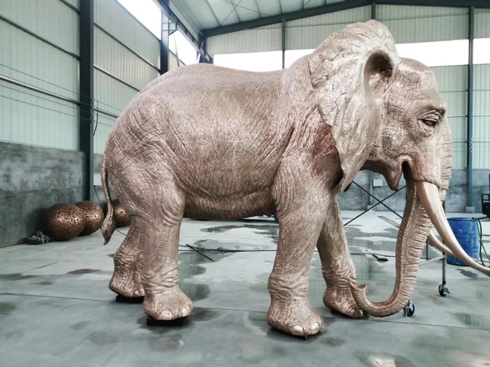 Outdoor customized garden bronze elephant statue sculpture
