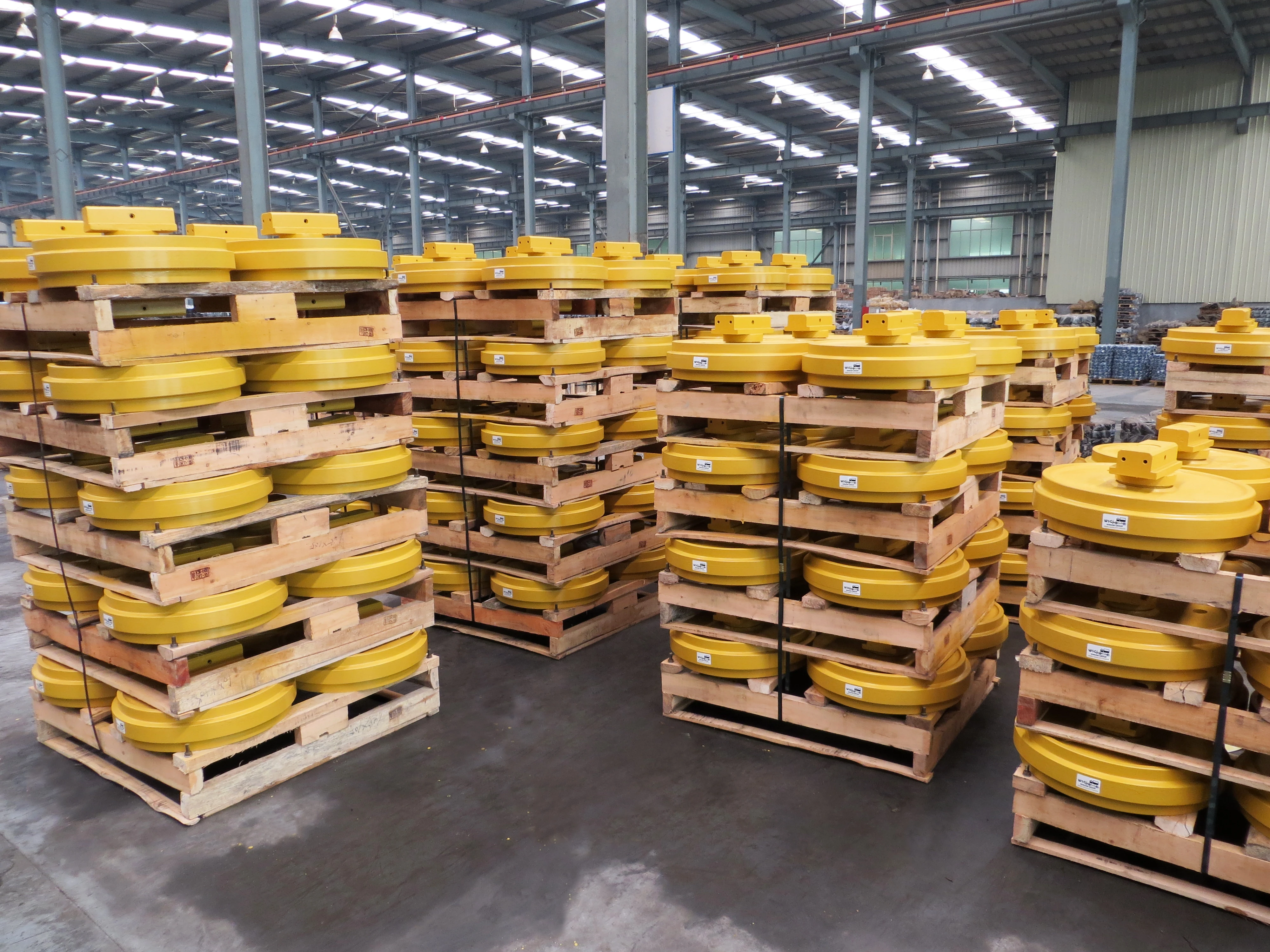 Экскаватор Pc05 натяжной ролик для Pc120 Pc45R-8 переднее Натяжное колесо Komatsu