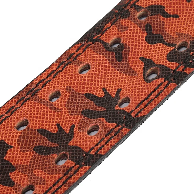 Customized Back Cowhide Competition Power Weightlifting Belt