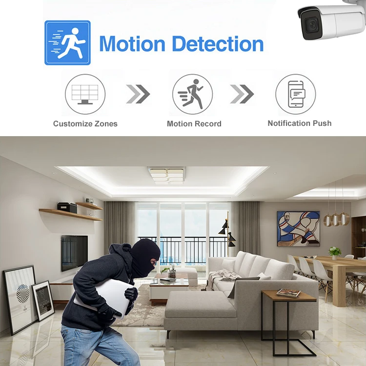 Hitosion HS-2CD2686G2-IZS 4K Varifocal Bullet Camera de Security Cctv Camera de Surveillance