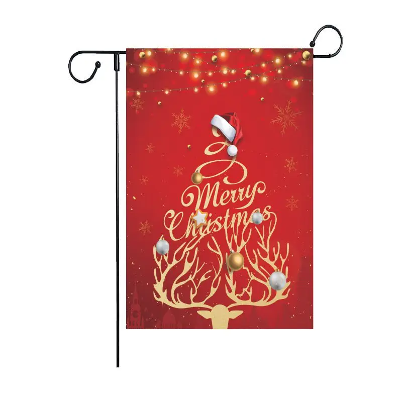 manufacture offer polyester garden flag decoration garden flag