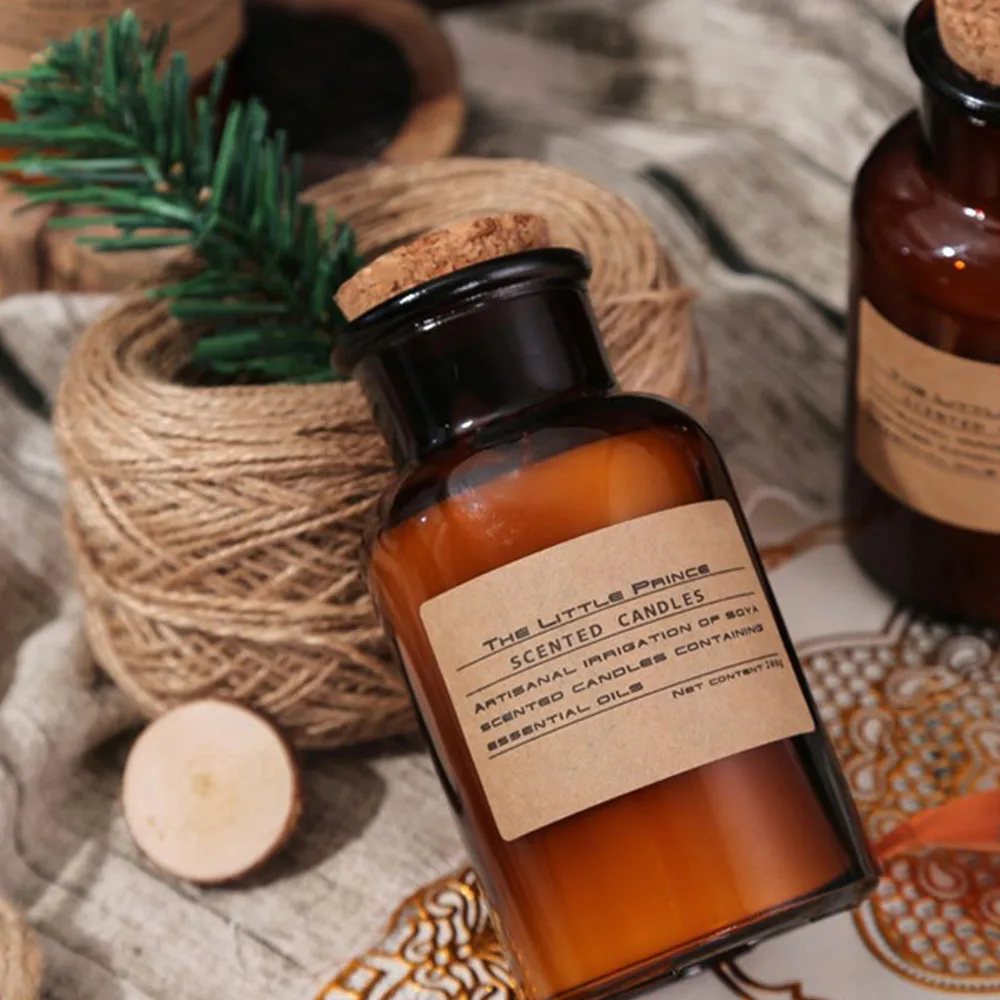 Manufacture Factory 340G Soy Wax Custom Private Label Black Glass Jar 3 Wick Candles Scented