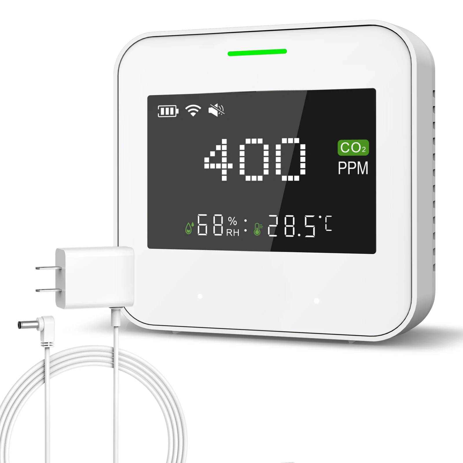 SITERWELL Air Quality Monitor CO2 Detector Carbon Dioxide Monitor with Humidty Temerature