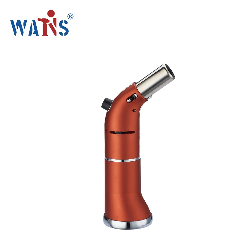 Manufacturers direct butane gas lighter flashlight adjustable flame can fill kitchen roast steak butane torch