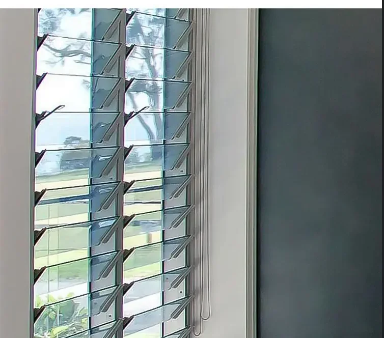 glass louver window and door