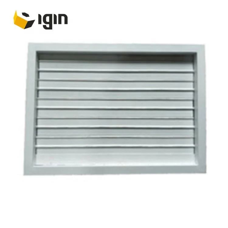 
High Quality Architectural Exterior Ventilation Aluminium Profile Facade Louvers 