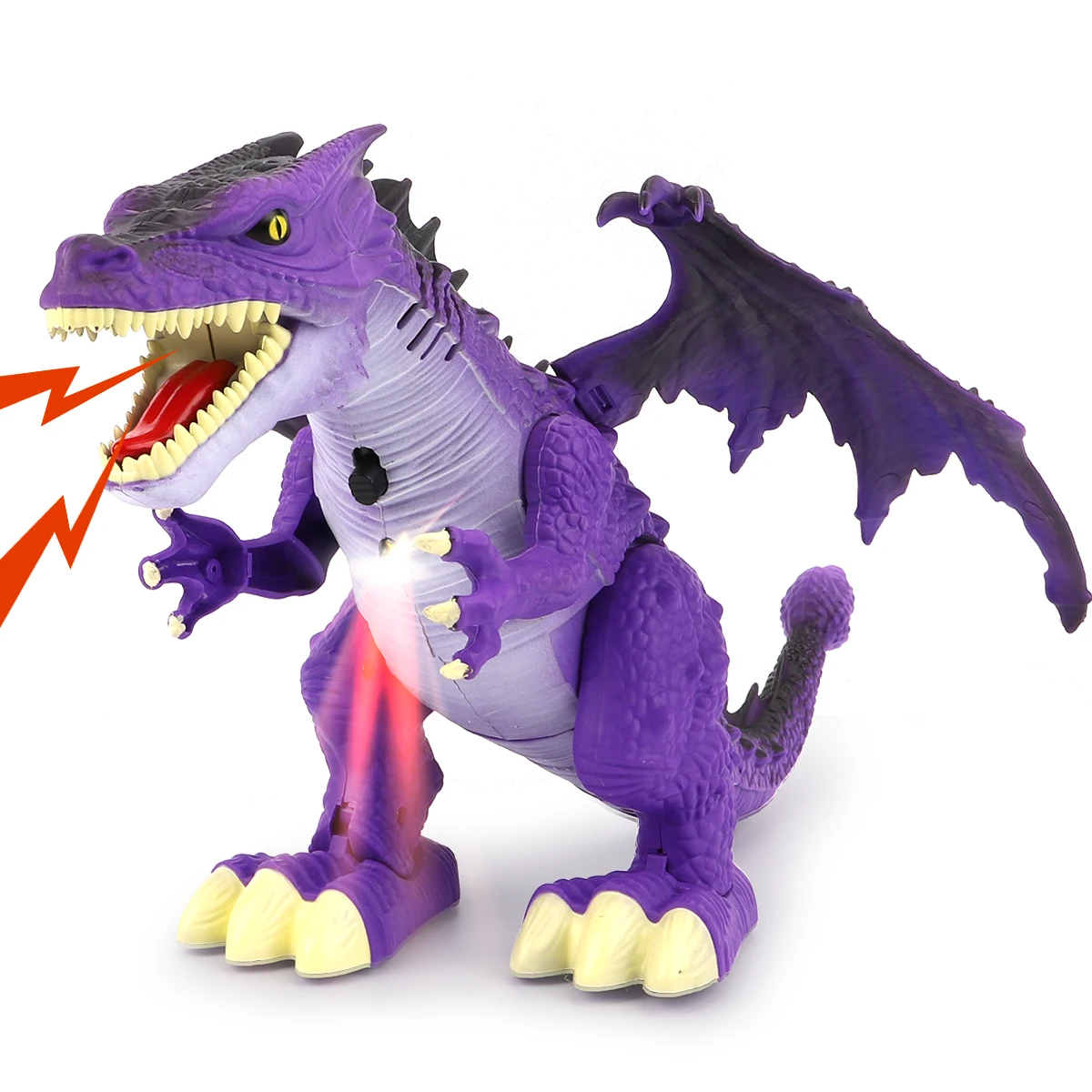 Battery Operated Toy Realistic Walking Electronic Light Up Dinosaur Toys