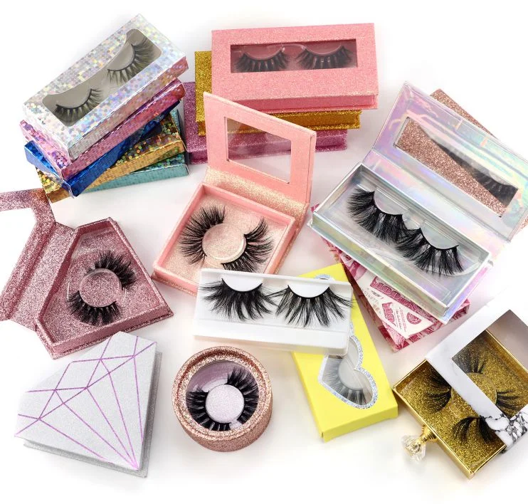 Wholesale easy fan Chemical fiber Hand Made Trendy Safe 5D Mink Eyelashes Lashes 3D Vendor 25mm Eye Decoration