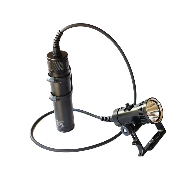 DL-D10-12B Профессиональный 6000lm белое пятно подводный дайвинг ip68 100 м для дайвинга канистра свет