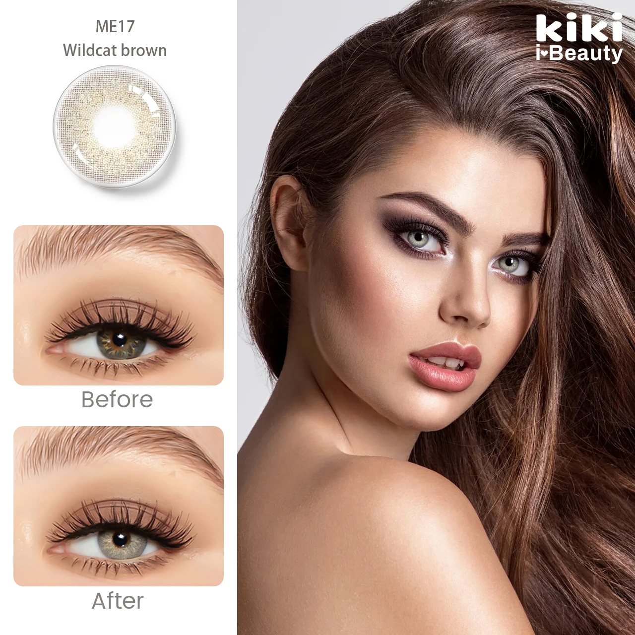 Best selling contact lenses fancy look contact lens freshlady natural 3-tone prescription eye lens