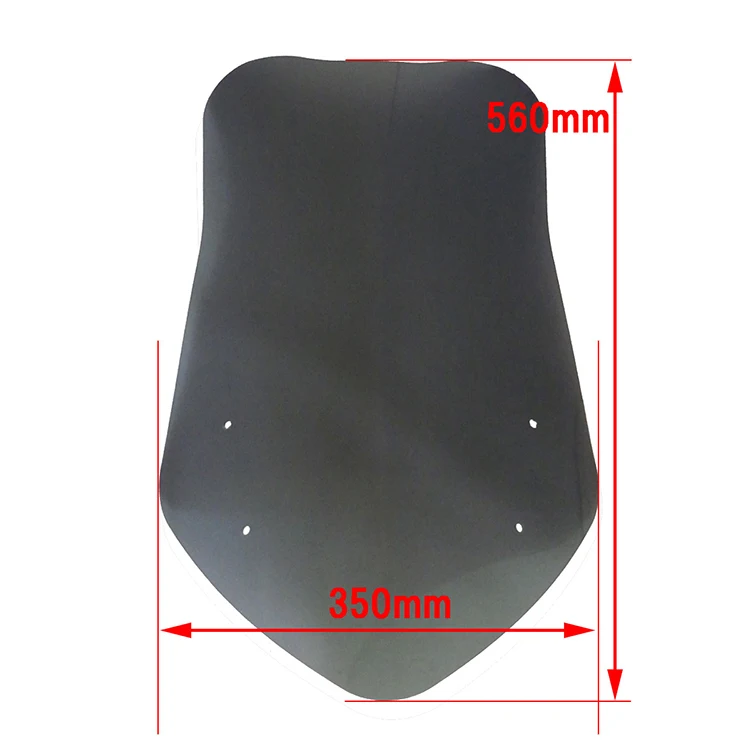
Japan Wholesale PVC plate windshield effect motorcycle spare parts 