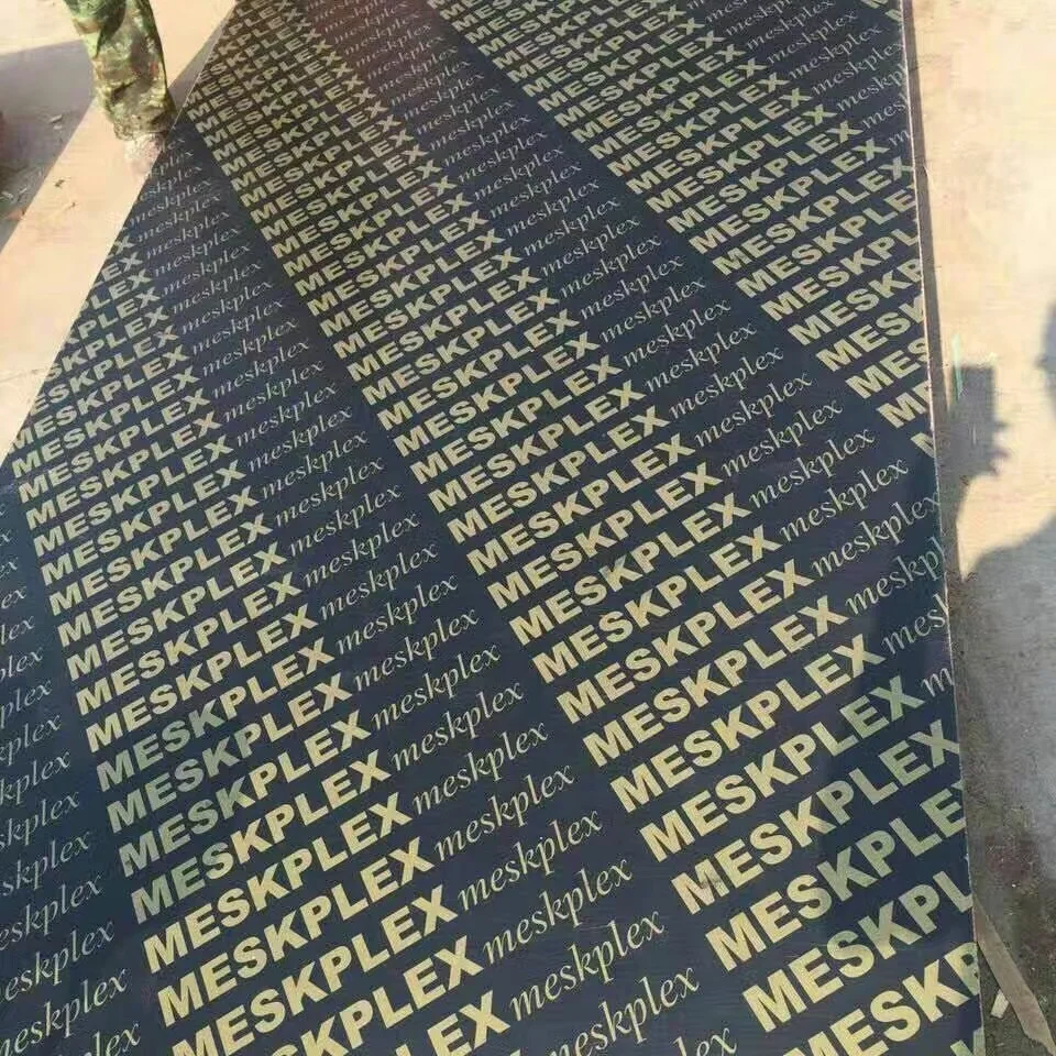 Construction grade poplar core 18mm*1220*2440 marine plex film faced plywood