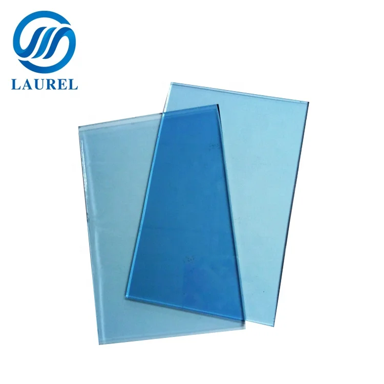 8mm Ford blue Tinted/Reflective glass for windows, curtain wall, table top, showcase etc, With 3C&ISO&CE certificate
