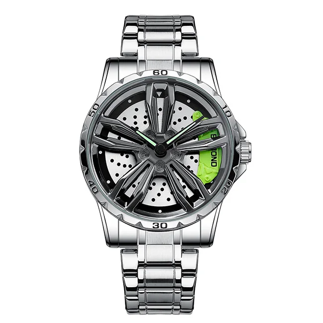 Classic rotating dial high quality quartz watch outdoor sport style with different straps and life waterproof