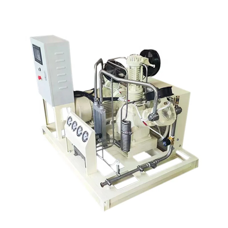 6Nm3/h 150Bar 200Bar High Pressure Oil Free Medical Oxygen Booster Compressor For Hospital