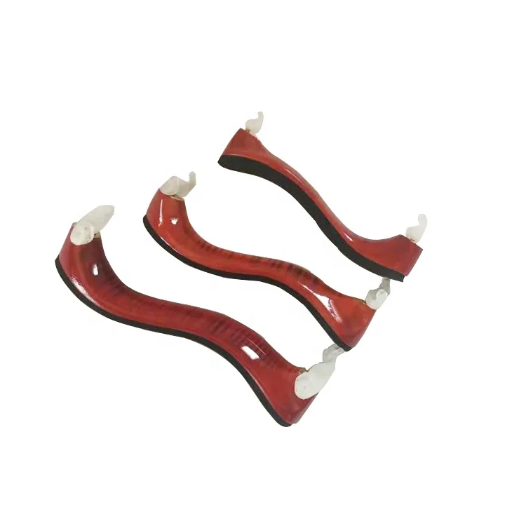 
 Wholesale cheap price accessories high quality  solid wood flamed violin shoulder rest  4/4-3/4  RS-05  
