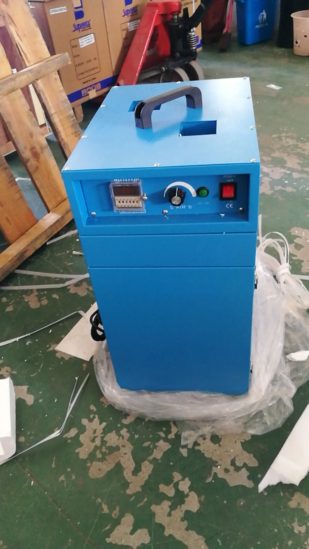 QS-1977 Double Head Auto Hhort Thread Suction Slitter Cutter Trimmer Thread Trimming Machine Automatic Thread Cutting Machine