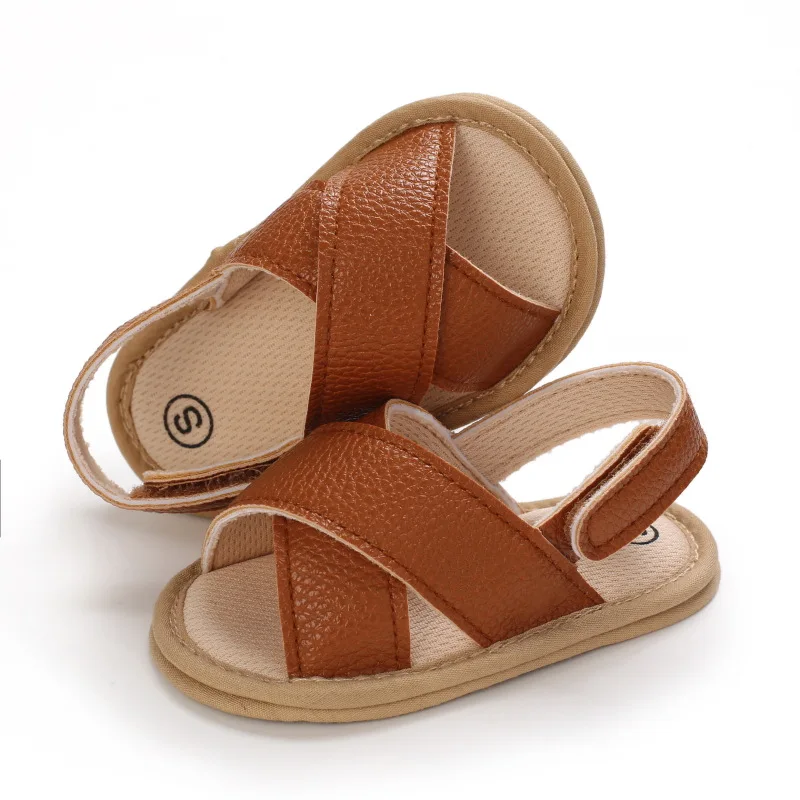 Baby Boys Girls Sandals Summer Shoes Soft Mesh Sole Infant First Walker Flat Crib Shoes M3694