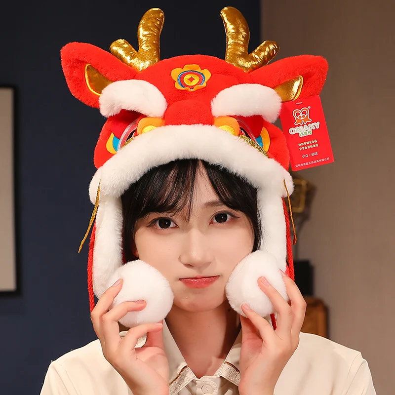 2024 New Year Decorative Hat Spring Festival Gift Mascot Dragon