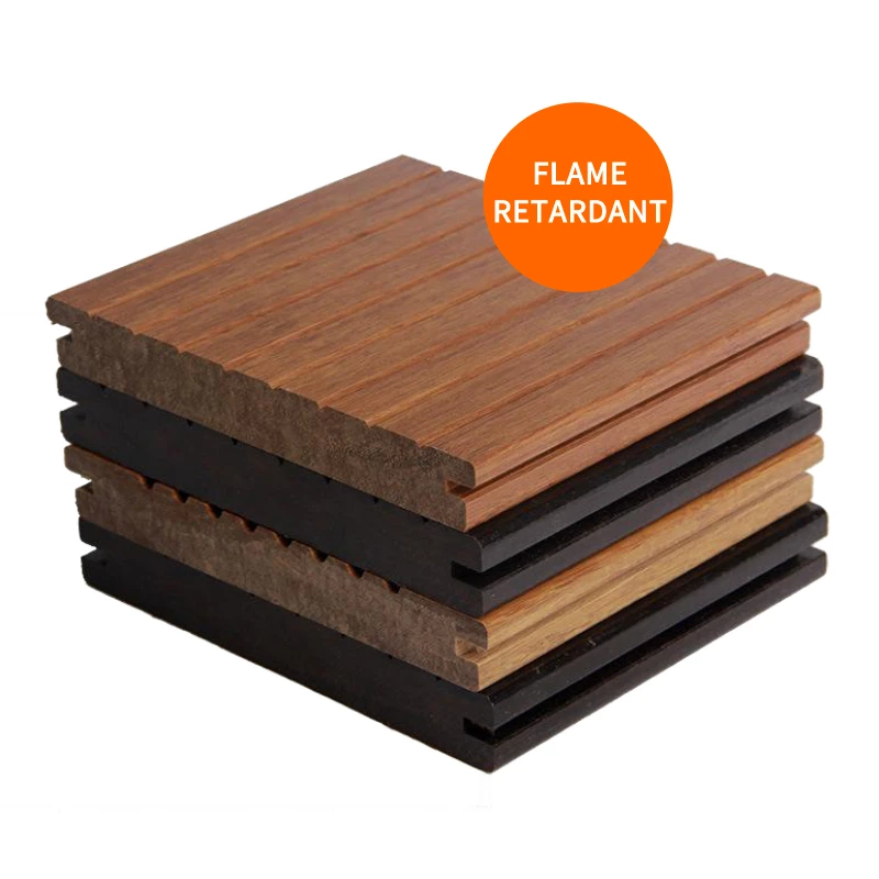 Garden Plank Road Non-slip Floating Bamboo Flooring High Gloss Moso Bamboo Decking