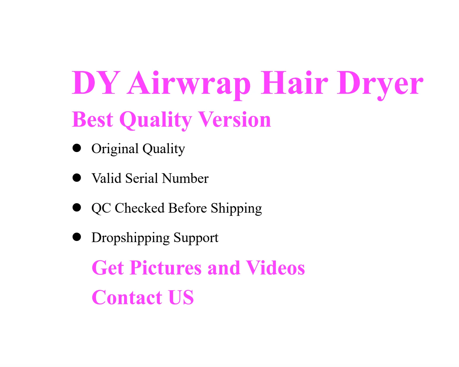 New Best Salon Airwraps Air Wrap Complete Styler 5 in 1 Accessories Airwraps Air Wrap Complete Styler