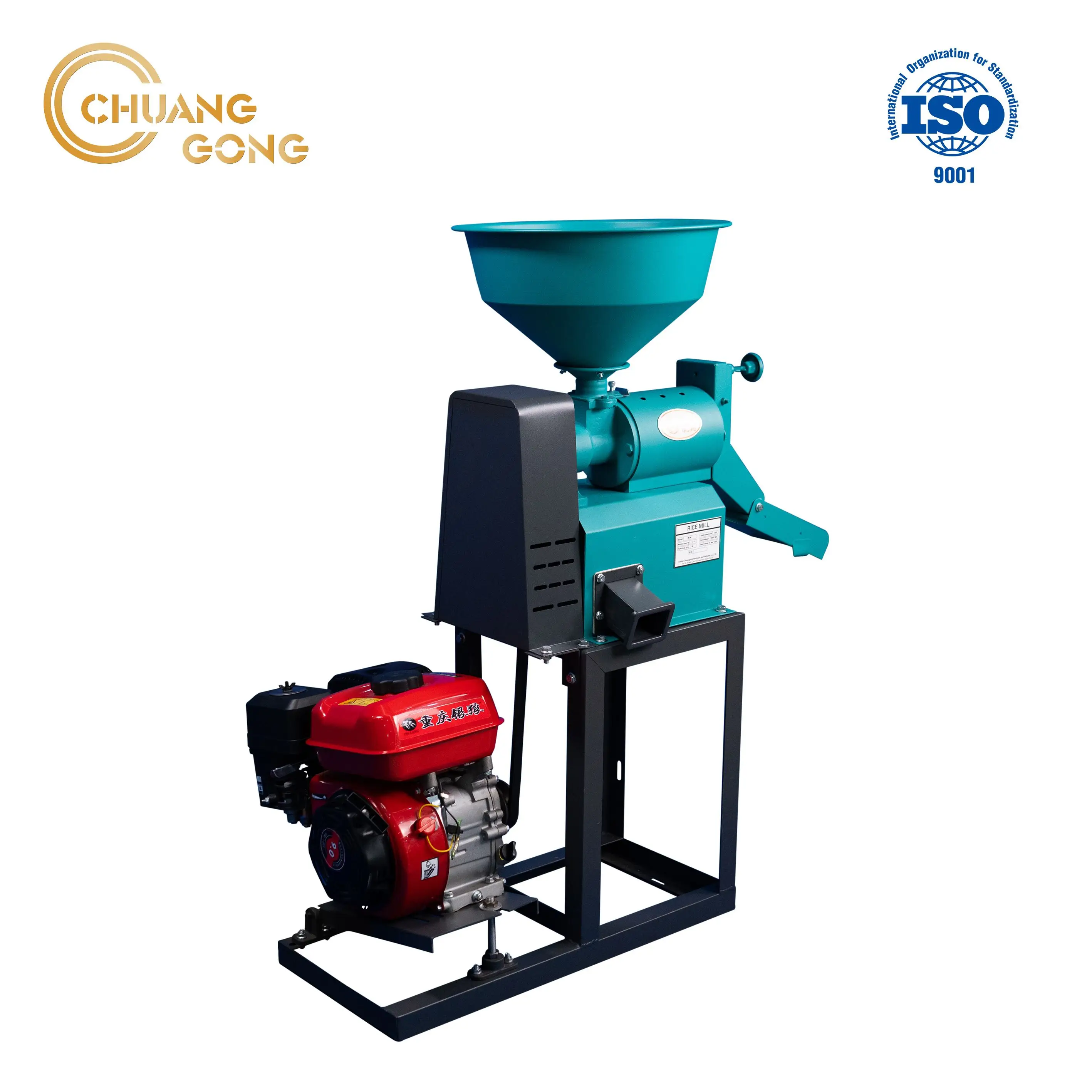 
Chuanggong 6N40 Mini Rice Mill with Gasoline Engine in India 
