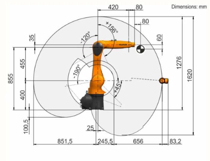 CNC Welding Robot KUKA KR 6 R900-2 Tig Welding Robot With Welder and Torch 6 Axis Arm for KUKA Welding Robot