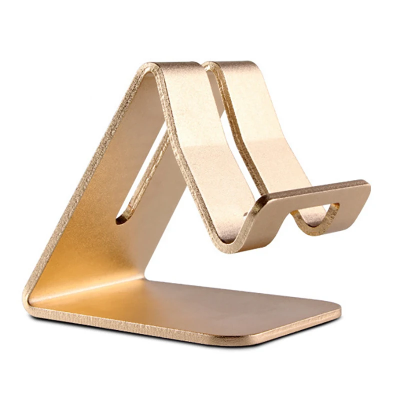 Custom Desktop Mobile Cellphone Bracket Metal Stand Desk Table Aluminum Alloy Universal Phone Holder
